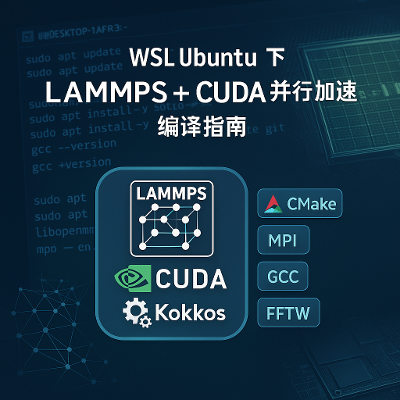 Ubuntu WSL 环境下 LAMMPS 及 KOKKOS CUDA 软件包编译安装规程 🚀